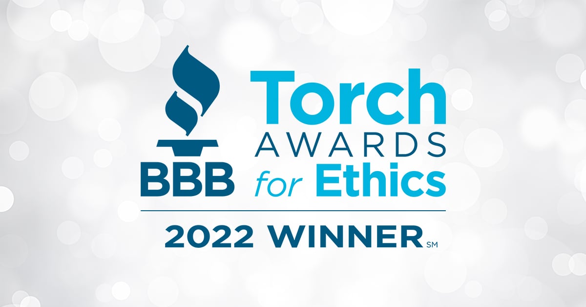 2022 BBB Torch Award for Ethics; EO Johnson